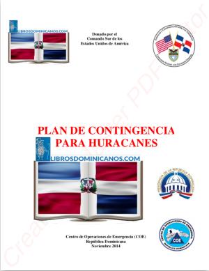 PLAN DE CONTINGENCIA PARA HURACANES